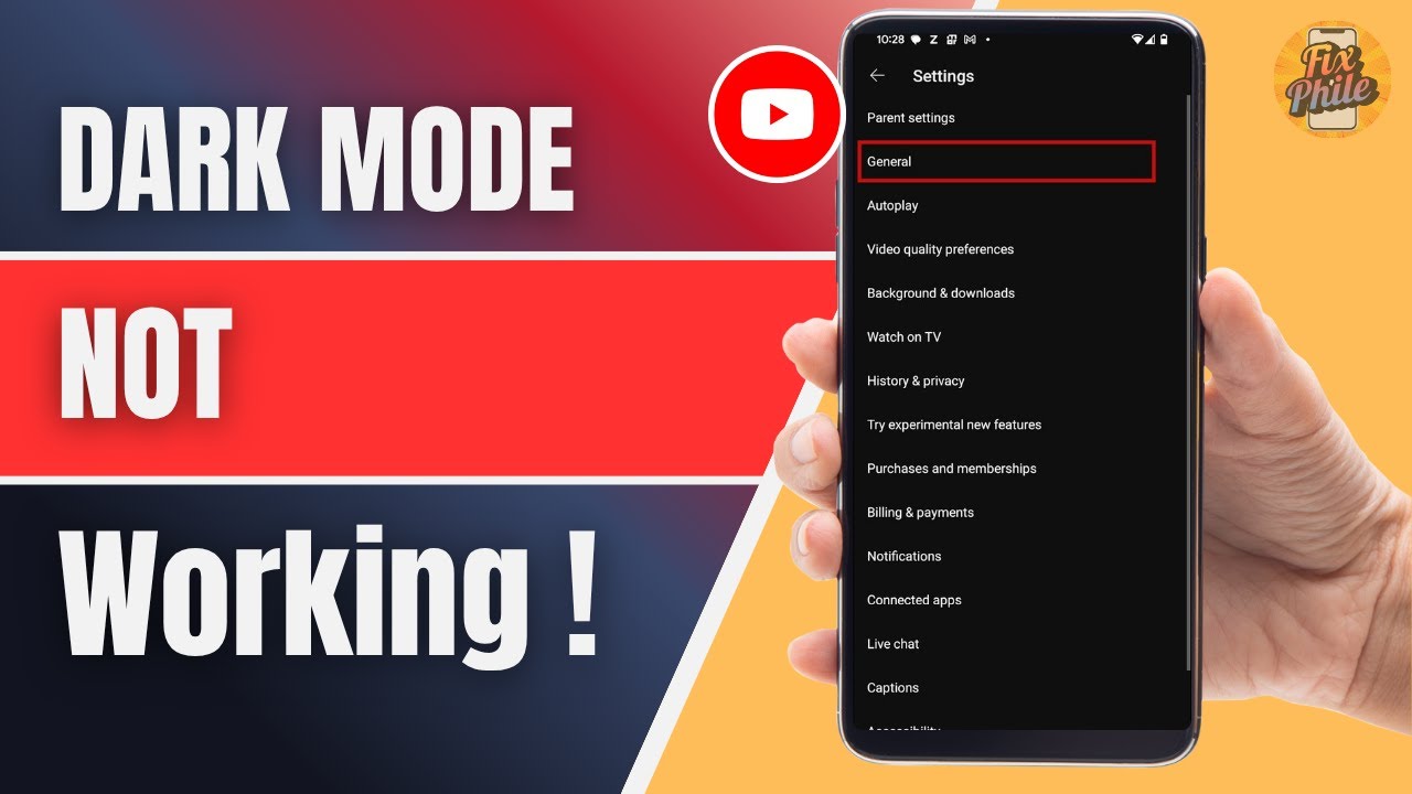 How to Fix YouTube Dark Mode Not Working (2025) - YouTube