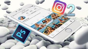 How to Design New Instagram App  UI/UX for iOS: Part 2 | Photoshop Tutorials