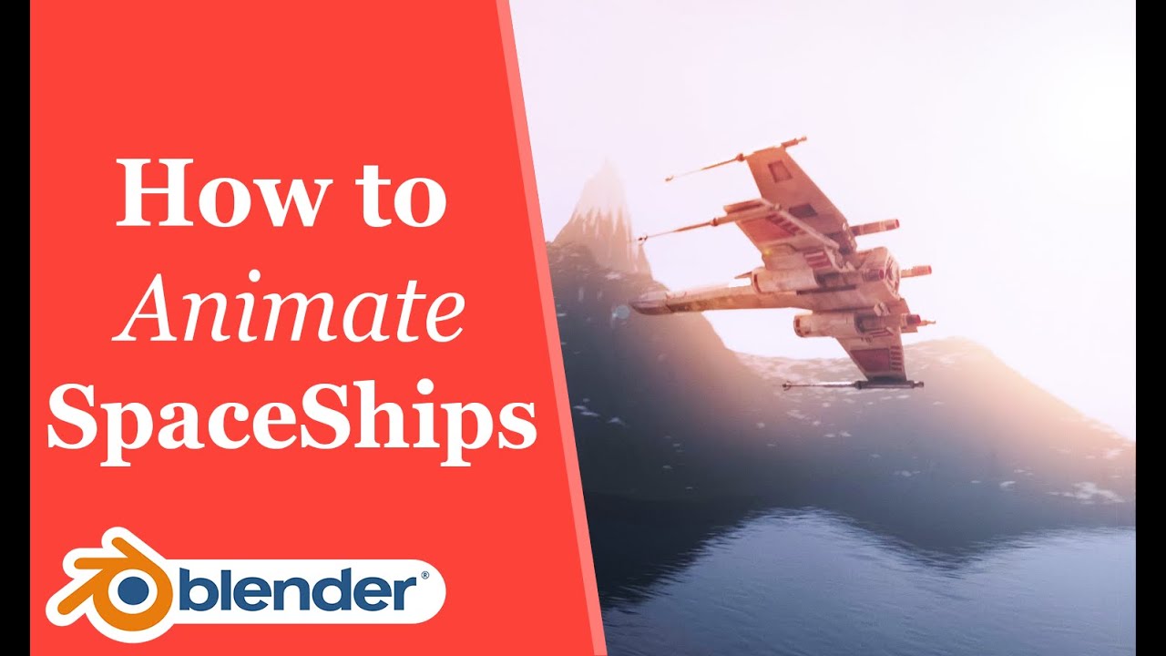 How To Make A Spaceship Animation in Blender - Tutorial