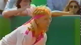 Monica Seles vs Martina Navratilova Roma 1990