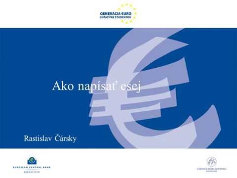 Video: Na akomodačnú menovú politiku?