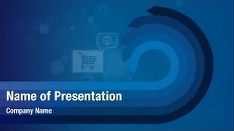 Online Shopping PowerPoint Video Template Backgrounds - DigitalOfficePro #01372V