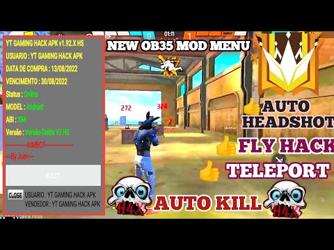 apk mod menu free fire 2022