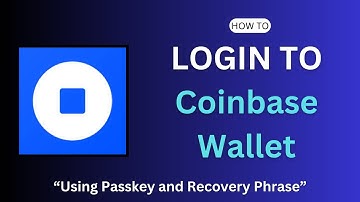 Coinbase Wallet Login | Both Passkeys and Recovery Phrase
