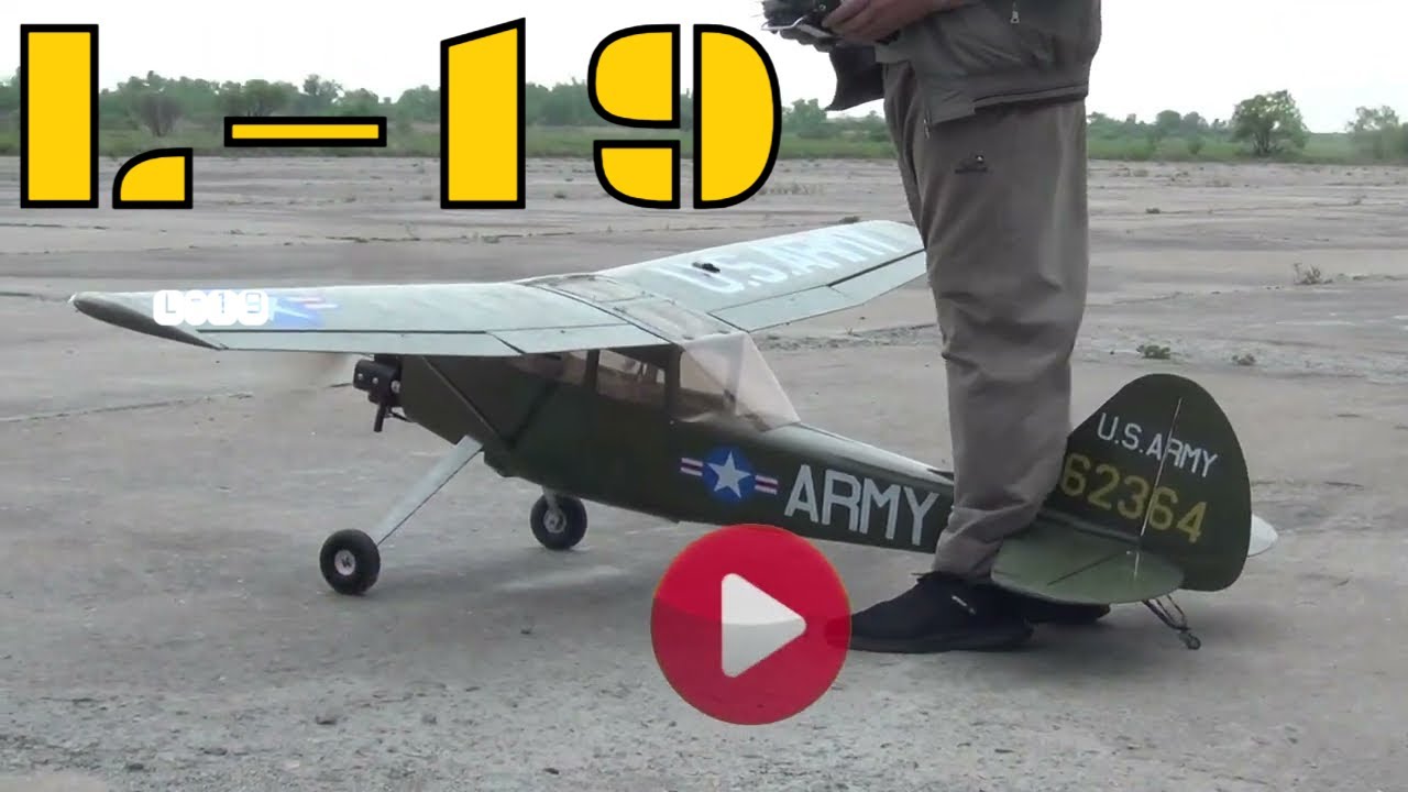 Piani E Istruzioni Per Cessna L-19 Elettrico Scala 1/8 – Modellismo Aeromodelli