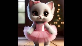 かわいい子猫のバレリーナ милый котенок балерина cute kitten ballerina