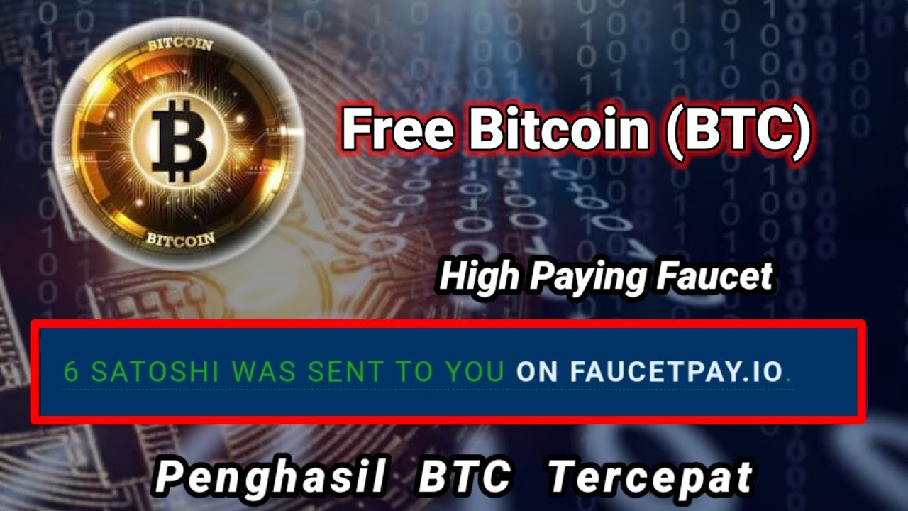 Free Bitcoin (BTC) High Paying Faucet // Penghasil BTC Tercepat YouTube