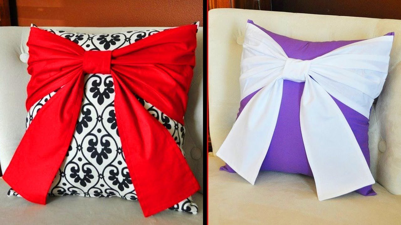 خياطة مخدة جميلة للديكور