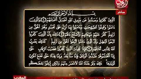 الشيخ حسن مرعب سورة محمد من الآية 1 إلى الآية 6