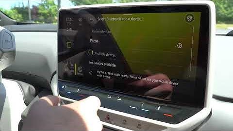 How to use Bluetooth in the ID.4