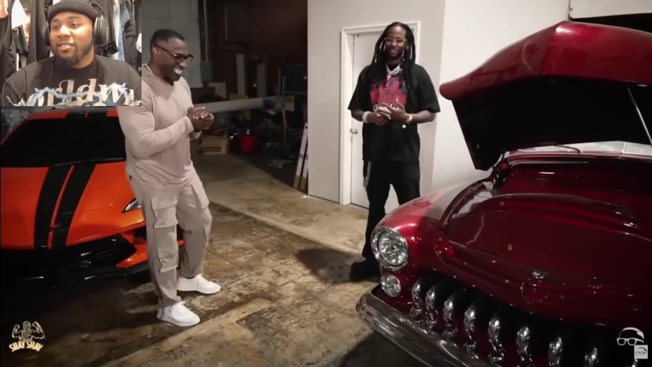 I JUST SEEN 2 CHAINZ CAR COLLECTION MANCAVE AND STUDIO!!!!