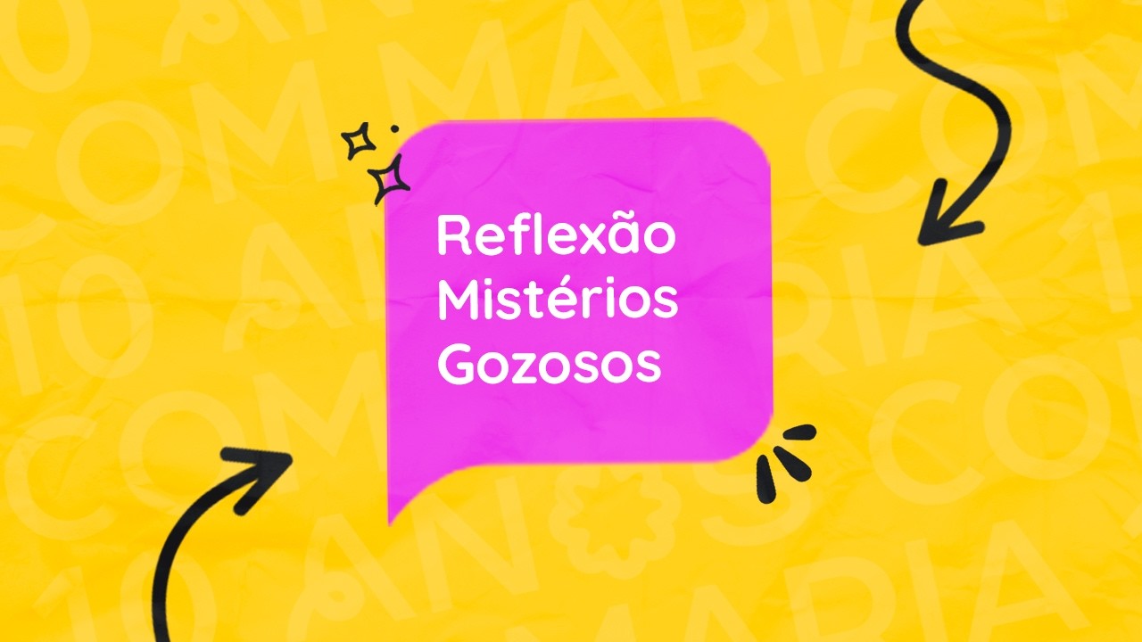 Ativação JM: Reflexão Mistérios do Terço - Gozosos 🤲
