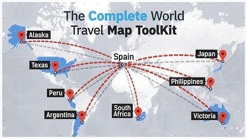 The Complete World Travel Map ToolKit ( After Effects Template ) ★ AE Templates