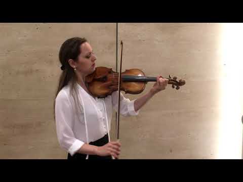 Bach Sonata No. 2 Andante & Allegro: Maria Ioudenitch, violin