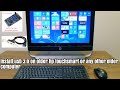 adding usb 3.0 to hp touch smart all in one pc