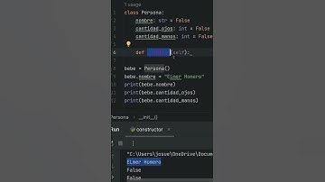 __init__ : Declarando un Método Constructor 👷 en python #python #programación #software #developer
