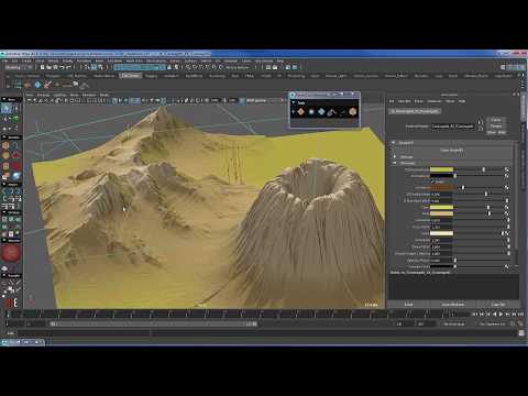 Easy Terrian Creation Script for Maya
