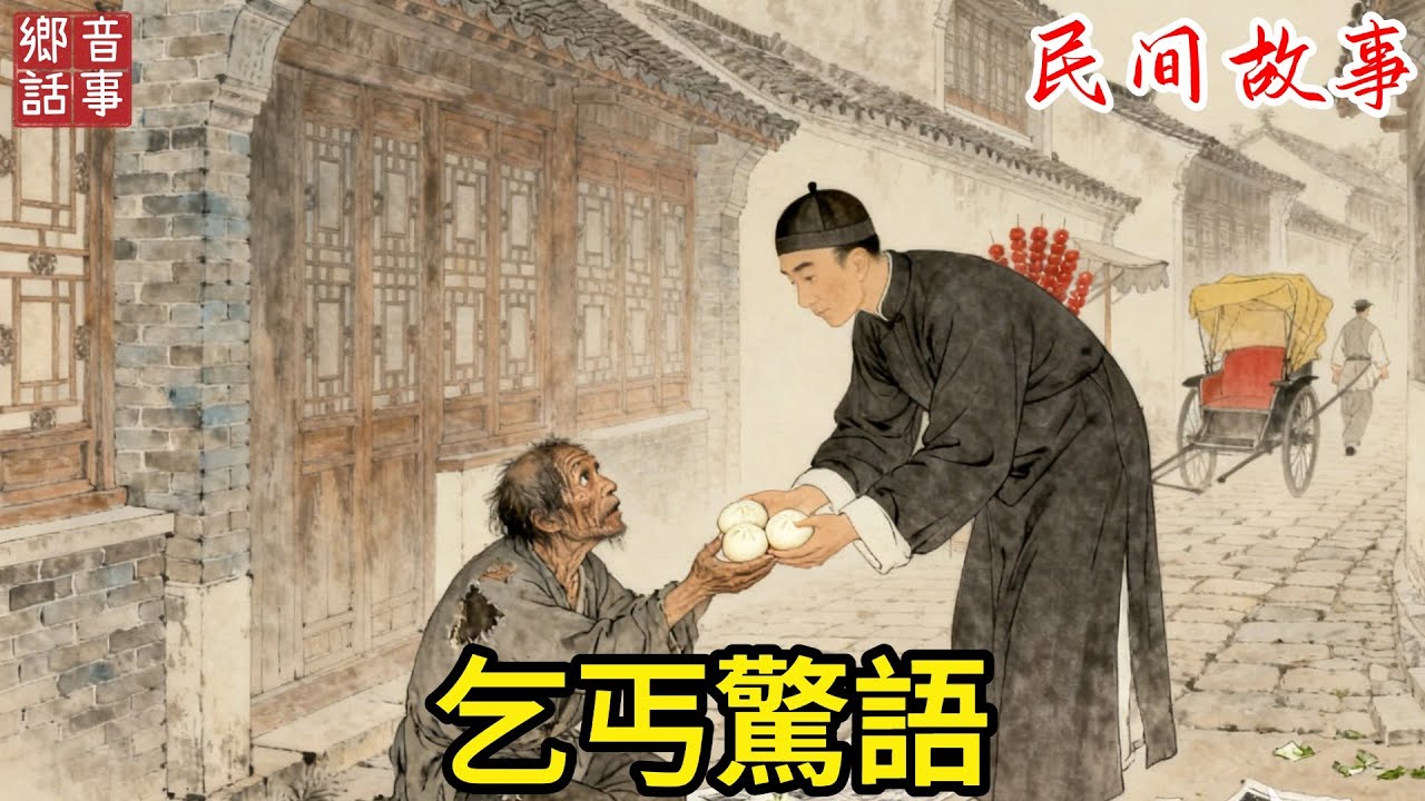 男子給了乞丐兩個饅頭，臨走前，乞丐：你兒子不是人#故事頻道 #故事分享 #民間故事 #聽書 #情感