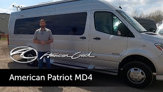 Beautiful Class B  American Coach Patriot MD4  Official factory tour! #vanlife #americancoach