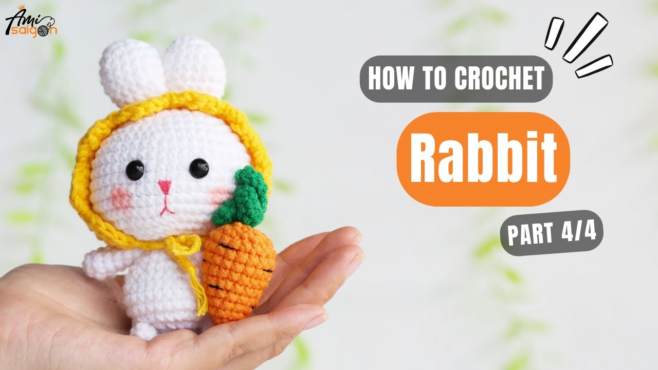 #679 | Rabbit Amigurumi (4/4) | How To Crochet Animals Amigurumi | @AmiSaigon