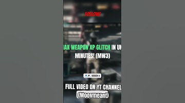 *BRAND NEW* MW3 BROKEN UNLIMITED XP GLITCH! (FAST CAMO UNLOCKS & WEAPON XP) (MW3 GLITCHES) #shorts