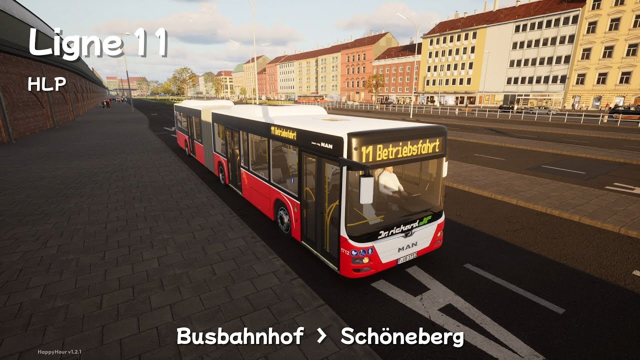 City Transport Simulator - Saison 2 Ligne 11 HLP A23 _ BUSBAHNHOF----SCHÖNEBERG