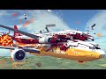 Airplane Crashes & Shootdowns #29 Feat. Boeing 777x vs Boeing 737 MAX | Besiege