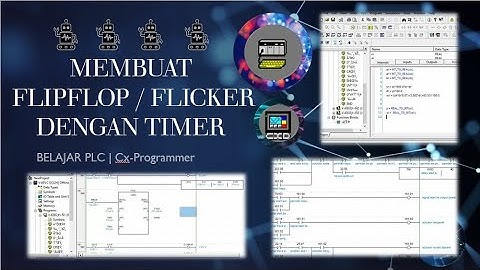 BELAJAR FLIP FLOP | TUTORIAL PROGRAM PLC | Cx-programmer