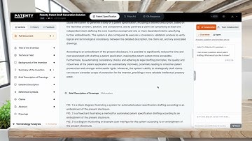 [Patenty.ai] Patent Drafting Demo