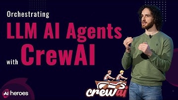 Orchestrating LLM AI Agents with CrewAI | Ai Heroes 2024 Talk