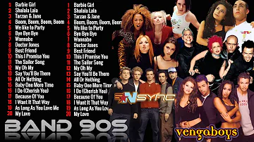 Spice Girls, Britney, NSYNC, Aqua, Vengaboys, Toy Box, Backstreet Boy, WestLife