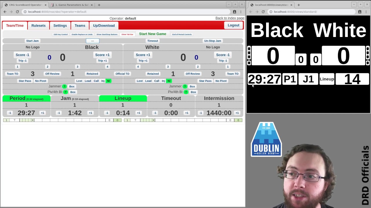 Scoreboard Timing Periods and Jams YouTube