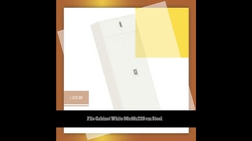 File Cabinet White 90x40x220 cm Steel