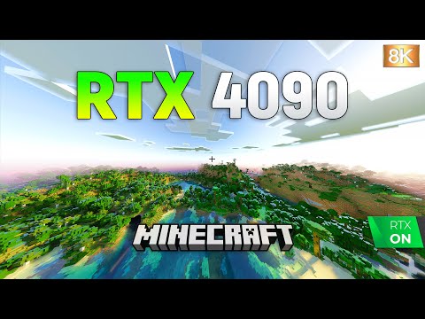 Mod adiciona física realista a Minecraft usando uma RTX 4090 em 8K
