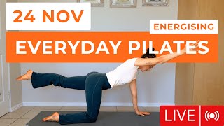Live 30 Min Daily Full Body Workout At Home Pilates No Equipment