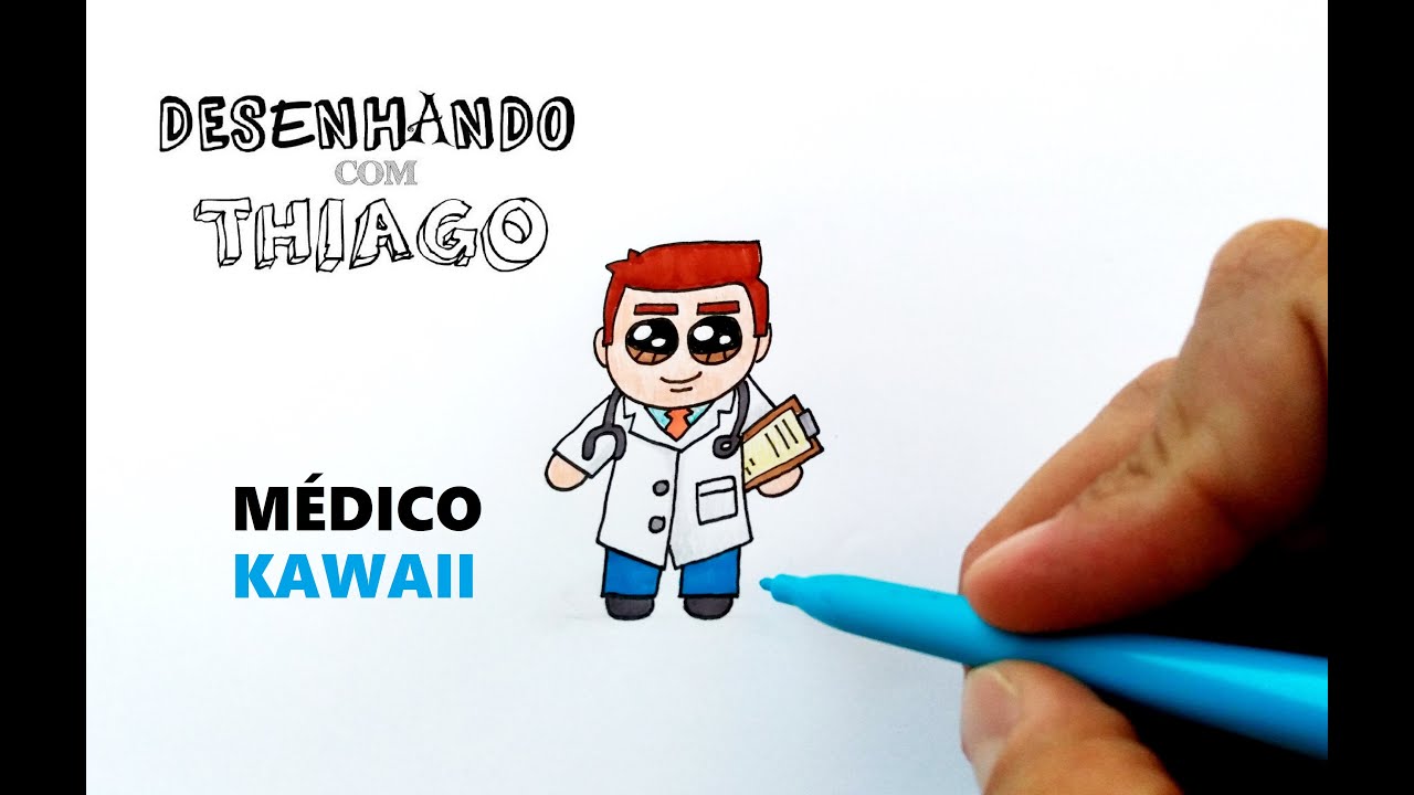 Como Desenhar Um Médico Passo A Passo 👨‍⚕️ Desenhar Médico