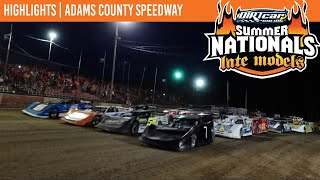 DIRTcar Summer Nationals Late Models | Adams County Speedway | June 28, 2023 | HIGHLIGHTS