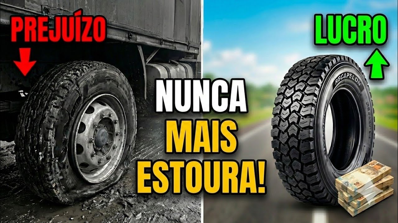 CHEGA DE PREJUÍZO! O Fim dos Pneus que estouram na carreta!
