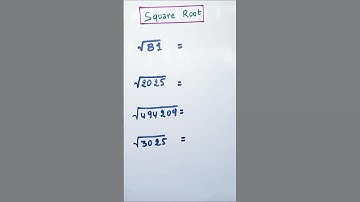 Amazing Square Root 🤔 #maths #mathematics #braintestsolution #mathproblem #mathstricks