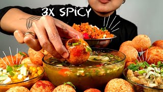 SPICY PANIPURI CHALLENGE | PANIPURI EATING CHALLENGE | INDIAN STREET FOOD | EATING VERY SPICY FOOD