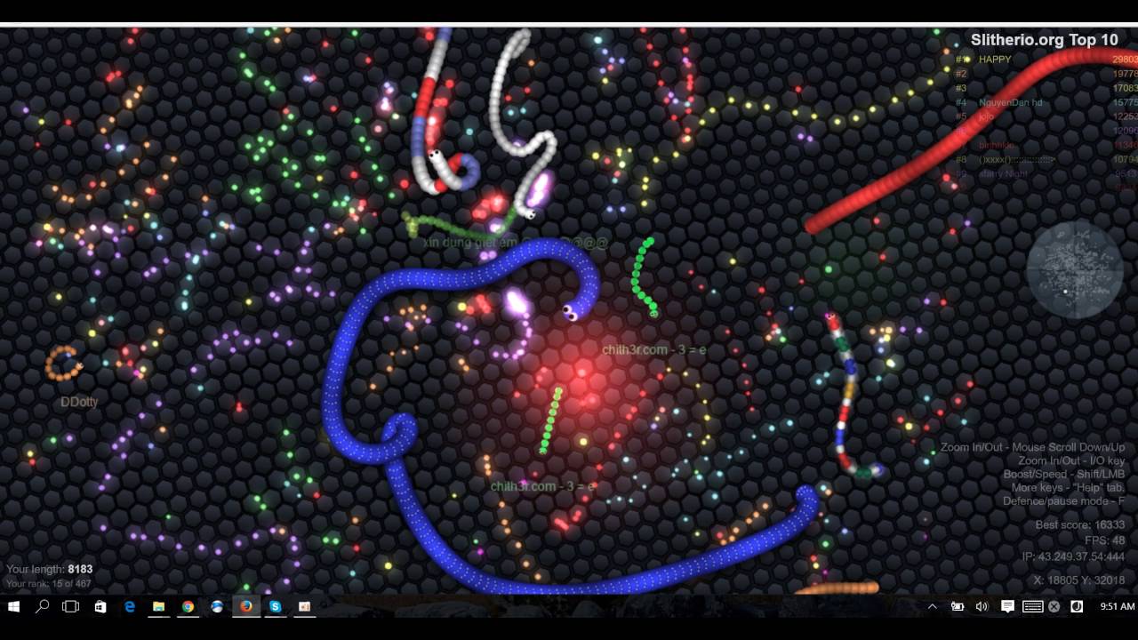 Slither.IO Trap Escapes - YouTube