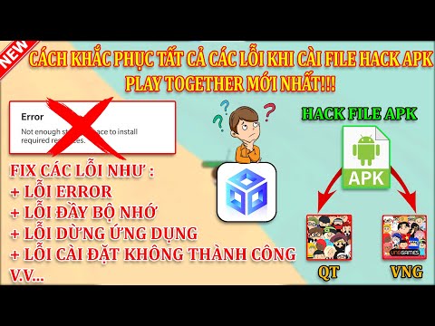 #1 CÁCH KHẮC PHỤC TẤT CẢ CÁC LỖI KHI CÀI FILE MOD MENU APK TRONG PLAY TOGETHER MỚI NHẤT!!! FIX ERROR… Mới Nhất