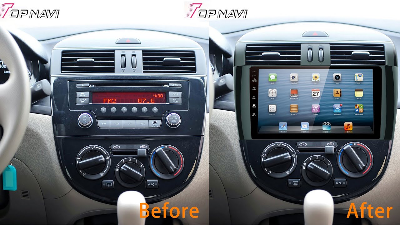 Car Radio For NISSAN Tiida 2011 - 2015 Multimedia Video Player Android ...