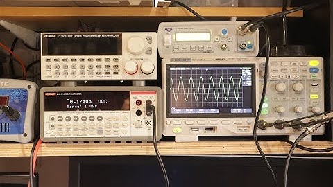 #17 Comparison multimeter, spectrum analyser and oscilloscope