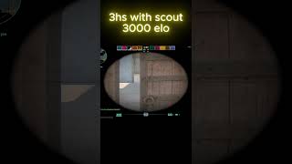 3 hs scout kills on dust2 #3000elo #counterstrike #cs2 #csgomoments #cs2highlights