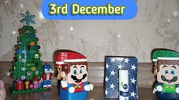 My Christmas & New Year Advent Calendar mini surprises by Lego Super Mario & Luigi. Day 3 #shorts