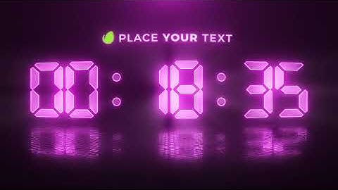 Digital Countdown| VideoHive Templates | After Effects Project Files