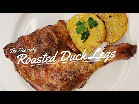 Video: Mga Roasted Duck Leg Recipe