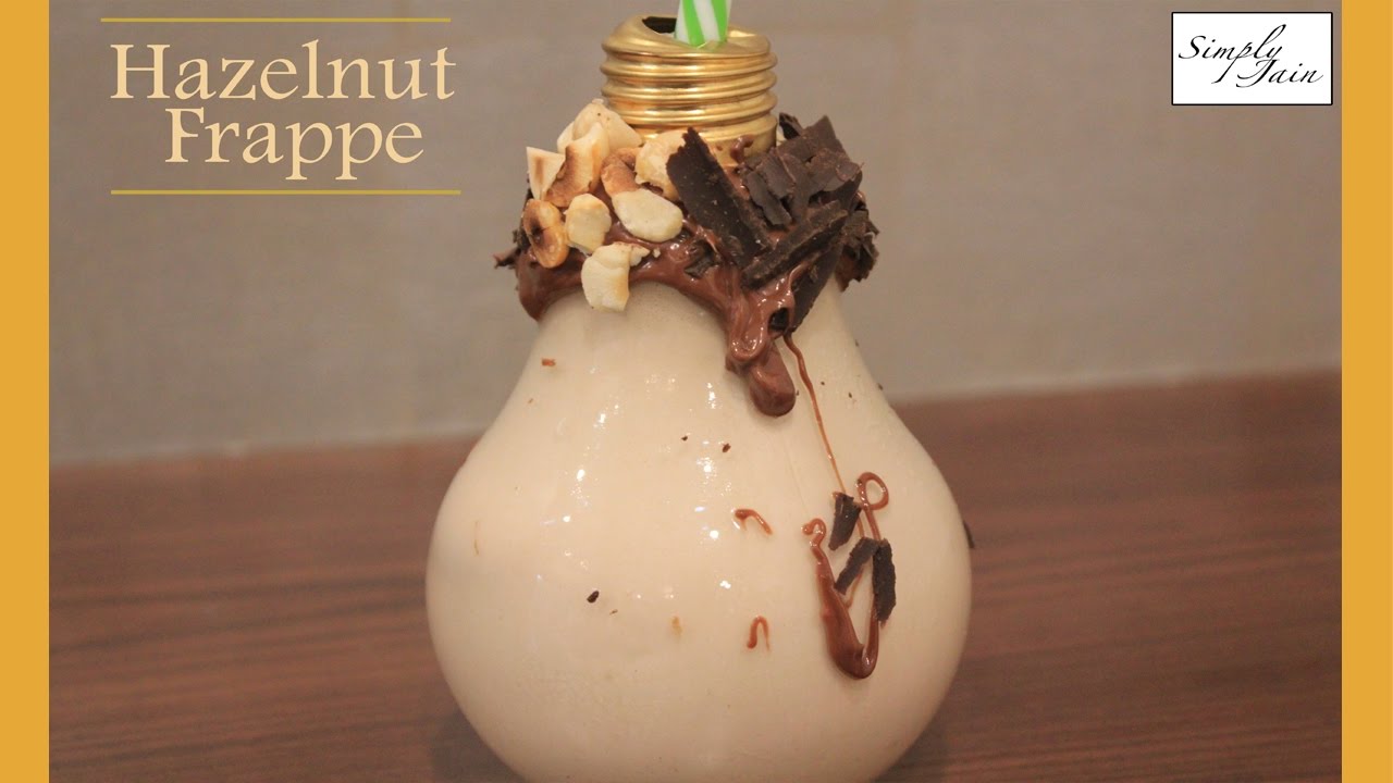 Hazelnut Frappe | How To Make Hazelnut Frappuccino | Chocolate Drink | Simply Jain