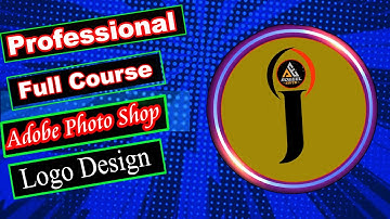 How to Create Logo in adobe Photoshop 7.0 || "J" Type Alphabet Modification || Logo Creation